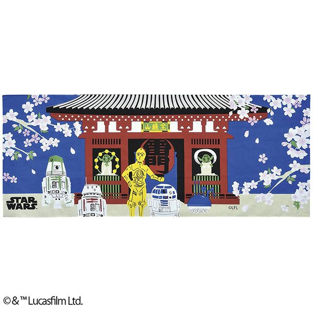 手ぬぐい] スター・ウォーズ さくらツアーズ | 丸眞オンラインショップ