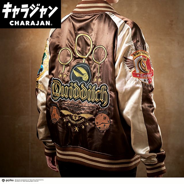 キャラジャン スカジャン(L)] ハリー・ポッター クィディッチ | 丸眞
