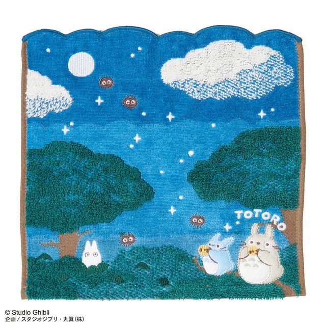 となりのトトロ　8点　まとめ売り　カレンダー　ハンカチ　ホルダー タオルハンカチ] となりのトトロ 月夜の晩に | 丸眞オンラインショップ