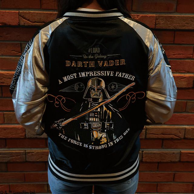 ★美品★ STAR WARS × 丸眞 スカジャン 刺繍 ダースベイダー 黒 L Amazon.co.jp: 丸眞 スカジャン(L) STAR WARS ダースベイダー ゴールド