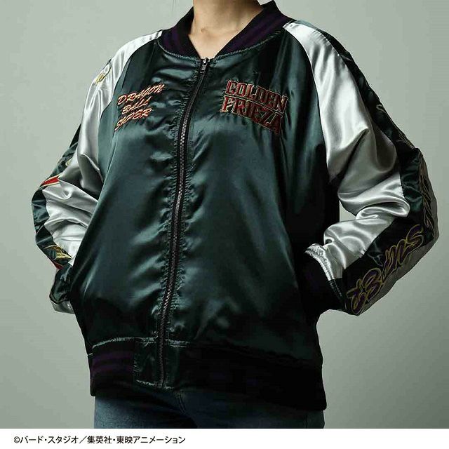 【新品未使用】 ドラゴンボール超 ゴールデンフリーザ 刺繍 スカジャン キャラジャン スカジャン(L)] ドラゴンボール超 ゴールデンフリーザ
