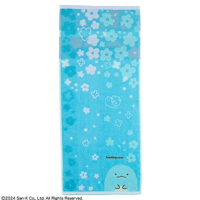 フェイスタオル] すみっコぐらし お花ととかげ | 丸眞オンラインショップ