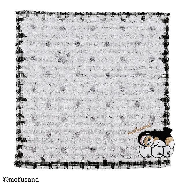 タオルハンカチ] mofusand ごろんとシャチにゃん | 丸眞オンラインショップ