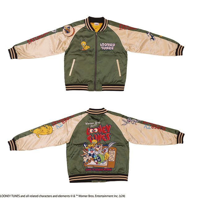 キャラジャン スカジャン(L)] ルーニー・テューンズ ティービー