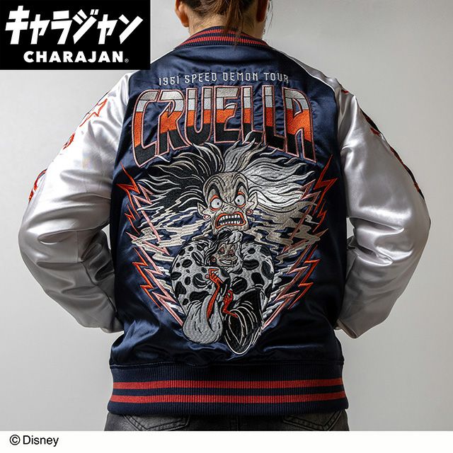 キャラジャン スカジャン(L)] ディズニーヴィランズ サンダーフォン