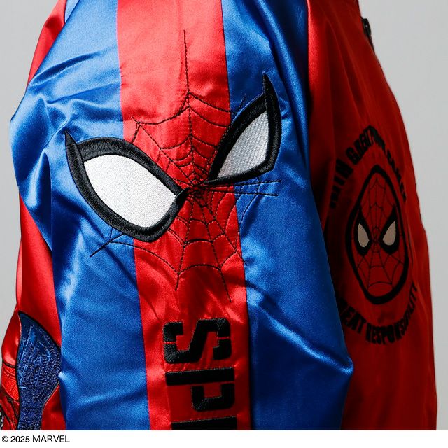 キャラジャン スカジャン(3L)] スパイダーマン プロテクター