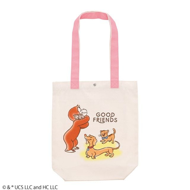 お値下げ❤ハリルジャパンサイン、トート トートバッグ] おさるのジョージ グッドフレンズ | 丸眞オンラインショップ