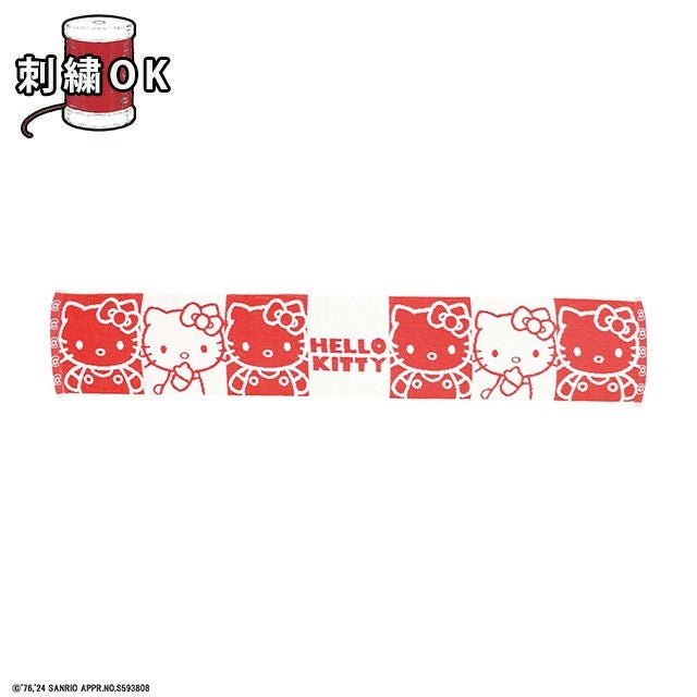 マフラータオル] ハローキティ ハローキティ ラインアップキティ