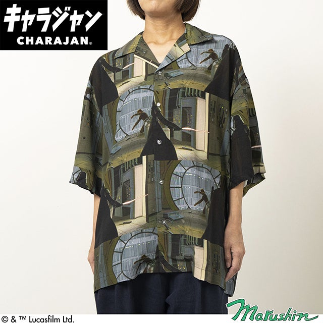 キャラジャン アロハシャツ（M)] スター・ウォーズ ファイティング