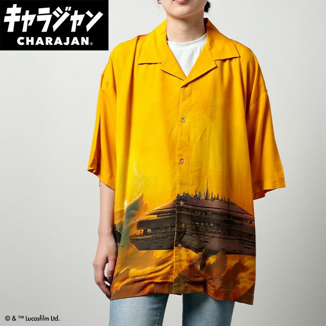 キャラジャン アロハシャツ（M)] スター・ウォーズ クラウドシティ
