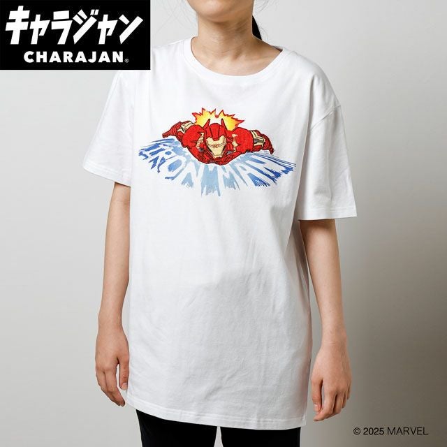 キャラジャン Tシャツ(M)] MARVEL アイアンマン インビンシブル | 丸眞