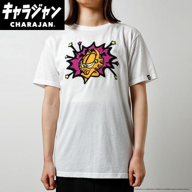 キャラジャン Tシャツ(L)] ガーフィールド ガーフィールド 腕組みT
