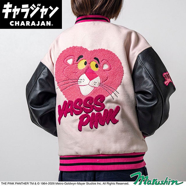 キャラジャン スタジャン(3L)] ピンクパンサー ピンクパンサーブラック