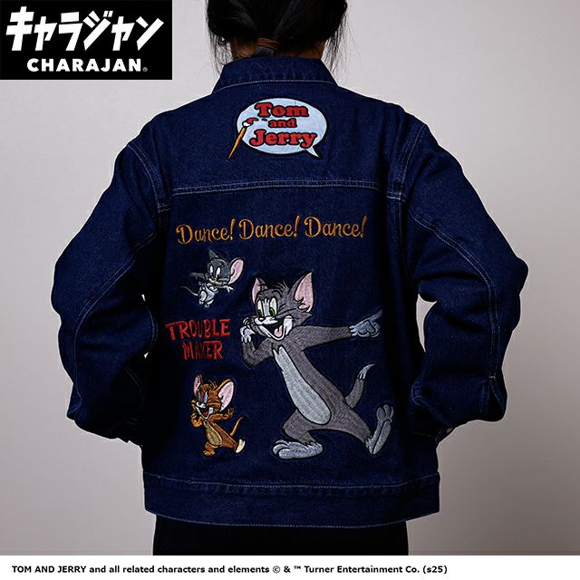 キャラジャン スカジャン(L)] トムとジェリー トムチェイス | 丸眞