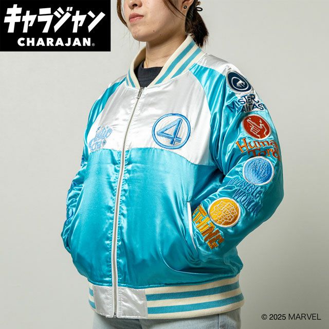 キャラジャン スカジャン(L)] マーベル スペシャルチーム コラボ