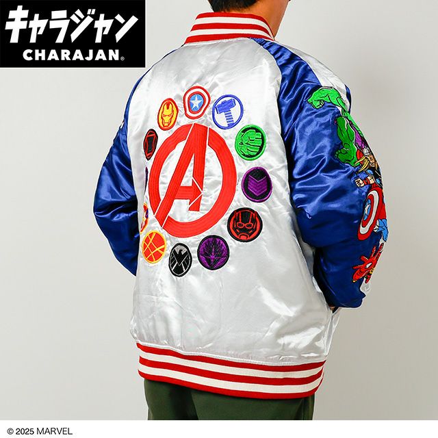 キャラジャン スカジャン(3L)] MARVEL アーマーアップ | 丸眞