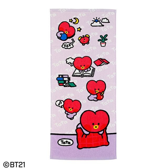 フェイスタオル] BT21 プリティポーズ_TATA | 丸眞オンラインショップ