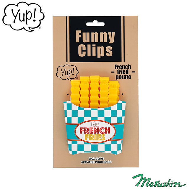 クリップ（4個セット）] yup! ポテトチップスクリップ | 丸眞