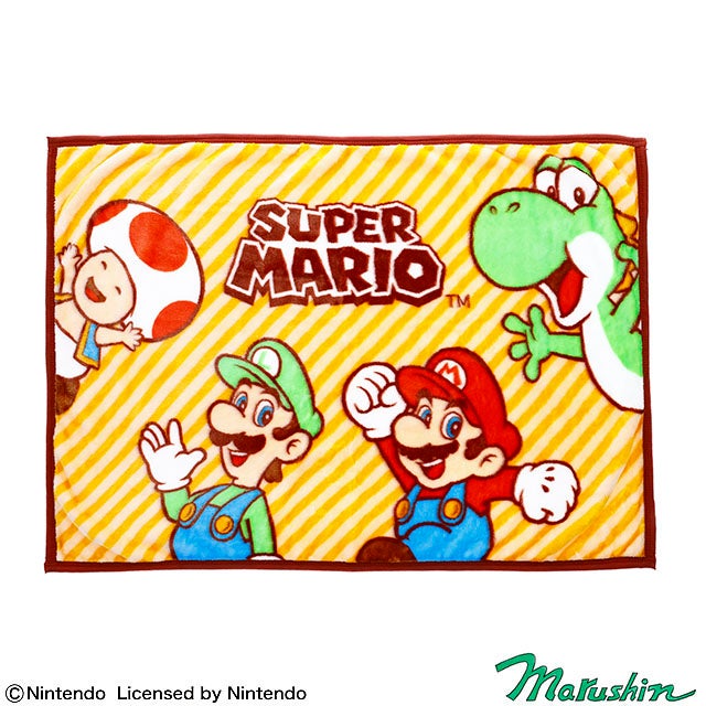 ひざ掛け] スーパーマリオ レッツゴーアドベンチャー | 丸眞オンライン